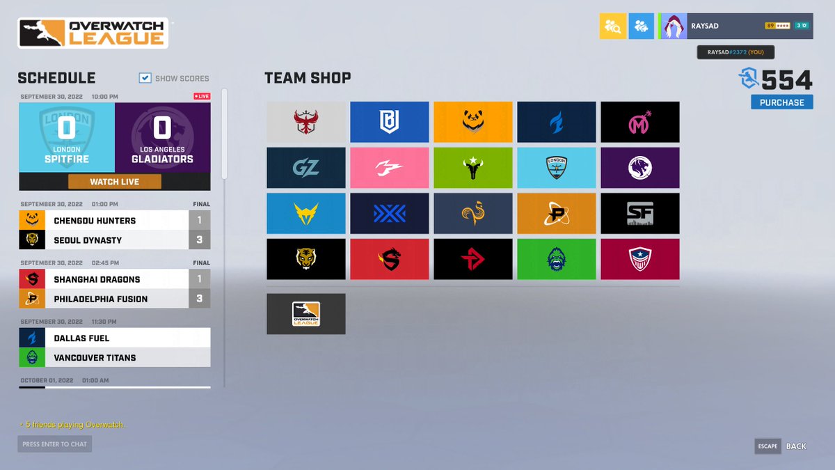 RaysadOfficial's tweet photo. @PlayOverwatch with the launch of Overwatch 2 do you think you can satisfy my OCD and award me 1 OWL Token (or remove 4 points) please. https://t.co/V570THfsJs