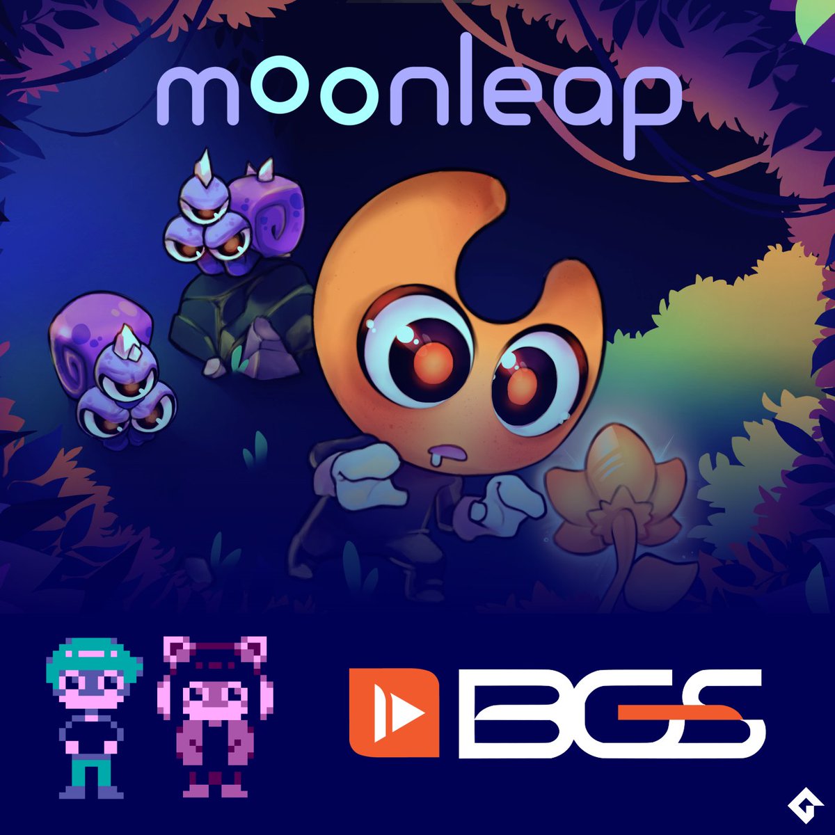 guselect's tweet photo. Avisando aqui que estarei na @BrasilGameShow TODOS OS DIAS! Mostrando a versão completa de Moonleap✨a convite da @YoYoGames !

Quem aparecer por lá vai jogar uma versão inédita do jogo, ganhar brindes, conversar comigo e a @daniserranu 

#BGS22 #BrasilGameShow #gamedev #indiedev https://t.co/BQMeXN22sT