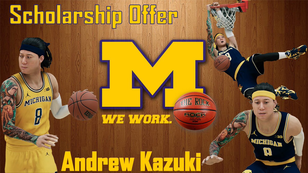 UDMSGBA's tweet photo. Very excited to announce our scholarship offer to the elite Small Forward Andrew Kazuki! #WeWork #Wolverines @SGBA2K https://t.co/Ur3JtxEimZ