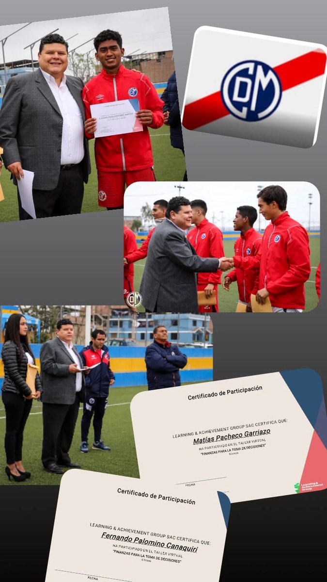 LearningAchiev2's tweet photo. Desde Learning &amp; Achievement Group SAC, damos gracias al Club Deportivo Municipal , hemos culminado con éxito el dictado del taller "Finanzas para la toma de decisiones" https://t.co/asLnYQIlKn