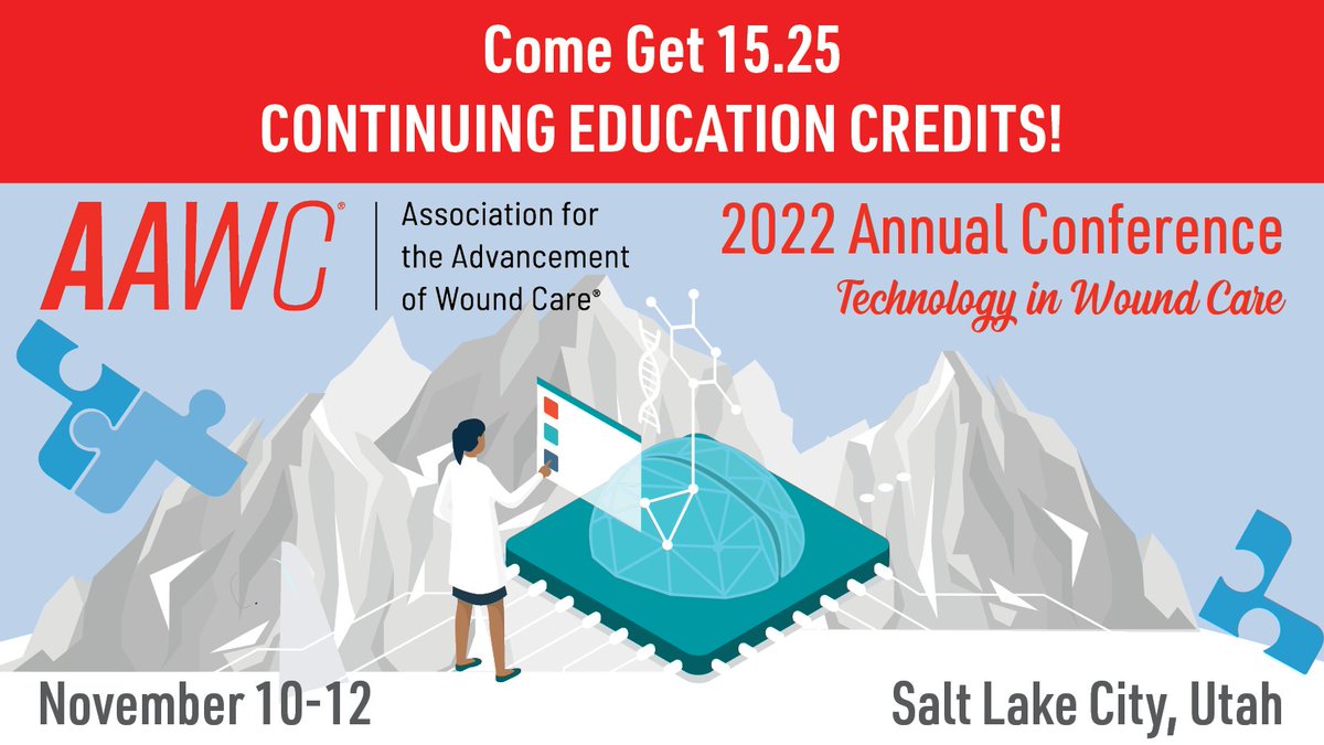 myAAWC's tweet photo. Take advantage of this outstanding opportunity to earn your CE credits... But hurry - Rates increase in less than two weeks!
https://t.co/stkVumGaHG
#AAWC #AAWCAnnualConference #AAWCInGoodCompany #woundcare #woundhealing #chronicwounds #woundmanagement https://t.co/qbfCZDqIkG