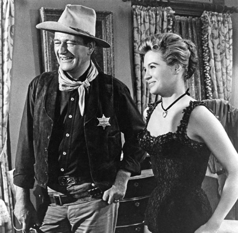 ClassicMovieHub's tweet photo. Western Roundup's Laura at @LaurasMiscMovie takes a look at Rio Bravo - one of her all-time favorite movies - starring John Wayne, Dean Martin, Ricky Nelson and 'birthday girl' Angie Dickinson... 
https://t.co/wJRAGgVTQ2 https://t.co/l1nSLRCwaF