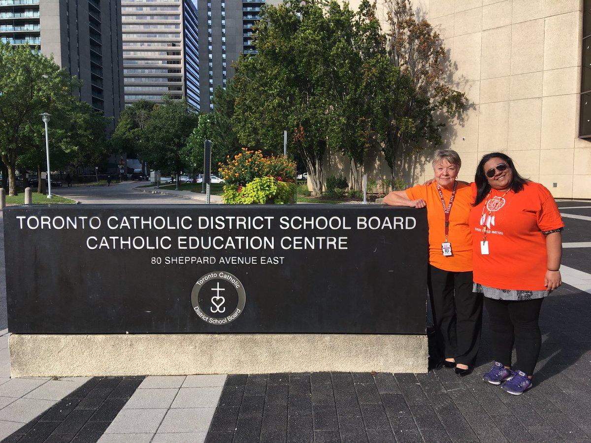 #EveryChildMatters ⁦@TCDSB⁩ is not just Sept 30, it’s 365 days a year-#OrangeShirtDay is a good reminder we alwayshave to look out for one another to grow stronger 🇨🇦💕💖 #TruthAndReconsiliation