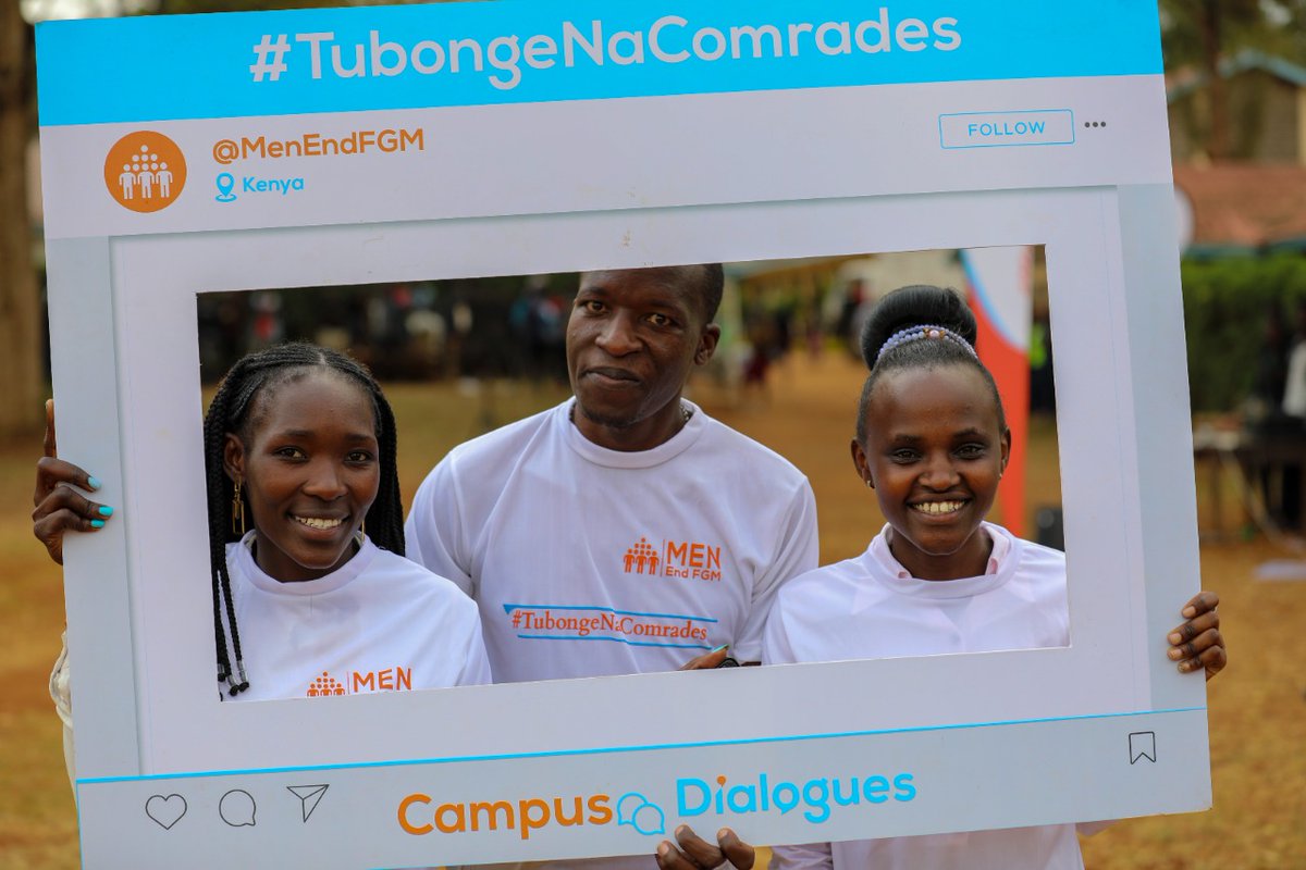 K_thiakunu's tweet photo. A journey of  a Thousand miles starts with one step. As Team #menendfgm  Our #Tubongenacomrades kicked off today @ University of Embu .Next we are coming to your University.
@GPtoEndFGM @GMCEndFGM @UNICEFKenya @StraightTalkKe @YALINetwork @AFGMBoard @EmbuUniversity https://t.co/HiaWJlJUWz