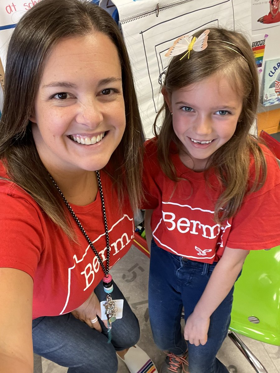 Twinning with my red house teammate, Sawyer, today!!
