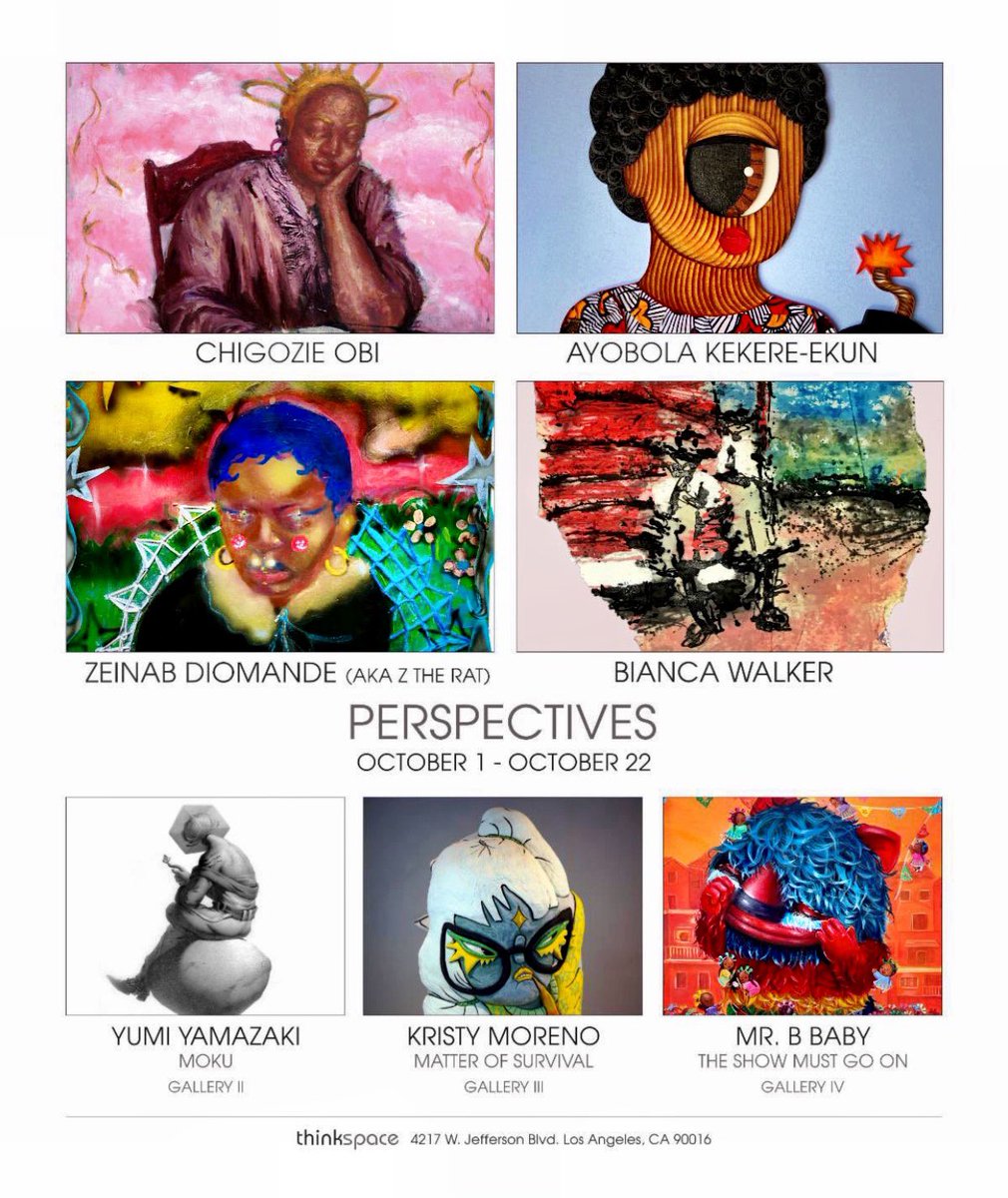 Yes! Yes!
“Perspectives” group show opens tomorrow night <a href="/ThinkspaceArt/">Thinkspace Projects</a> 6-10pm 
Ya boyz <a href="/venicebeats/">Venicebeats</a> will be on hand w the tunes all night. Come out! Amazing art! Open bar, video projections and vape bar! 
Support the arts in your community❤️

#thinkspace #artshow #venicebeats
