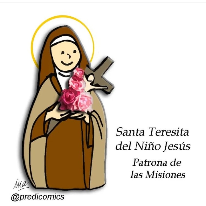 predicomic's tweet photo. Santa Teresita del Niño Jesús https://t.co/azuy8R9Jbf