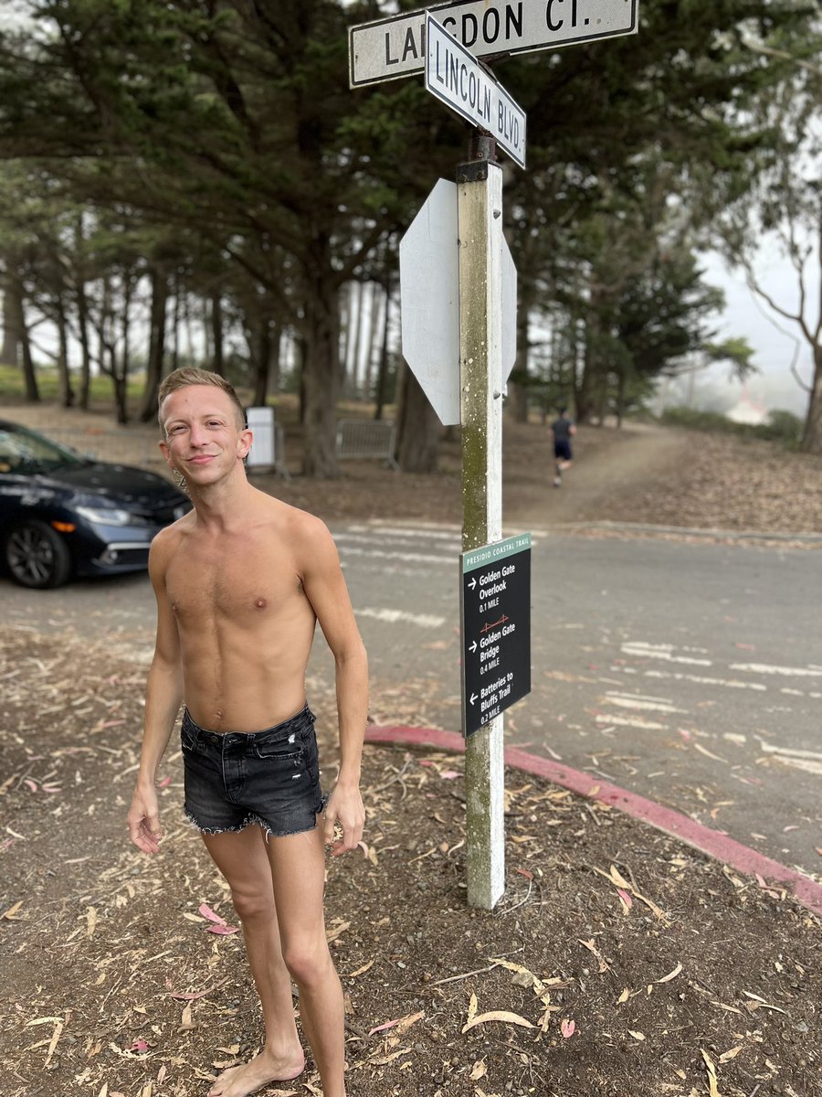 landonlangexxx's tweet photo. @PupStirling got pics of me by #MarshallsBeach in #SF on #FolsomSF weekend. I missed the street fest, but shenanigans were still had. 😈 #nude #nudeinpublic #publicexhib https://t.co/L8l1S38q70