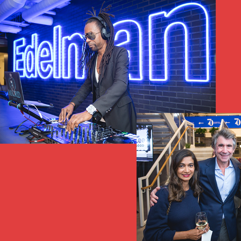 EdelmanPR's tweet photo. This week we commemorated 70 years since our founding and celebrated the future of our firm alongside new and old friends.