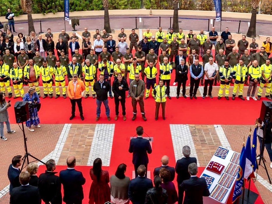 didiercarretero's tweet image. Remise des médailles de la sécurité intérieure, agrafes tempête Alex, aux 173 agents des @AlpesMaritimes, de Force 06, du Smiage et aux Sapeurs Forestiers @ca_ginesy @ECiotti @SebOlharan @_XavierBeck @C_Dintorni