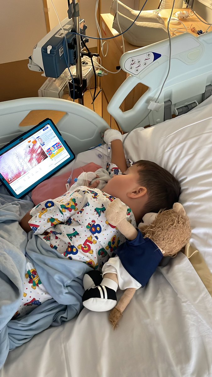 My little Millwall lion operation went really well, I have never seen such a strong little boy, long recovery now son, so proud of you love you so much x