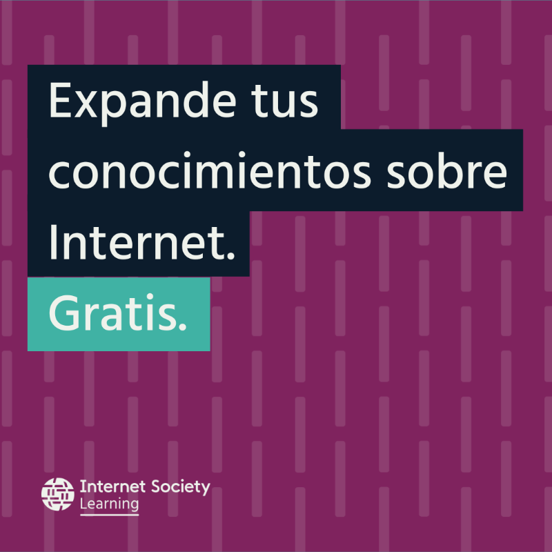 internetsociety's tweet photo. ¿Estás buscando ampliar tus conocimientos y aprender una nueva habilidad? ¡Explore la biblioteca de cursos en línea gratuitos de Internet Society! Aprende sobre Internet y cómo puedes ayudarla a crecer y dar forma a su futuro.