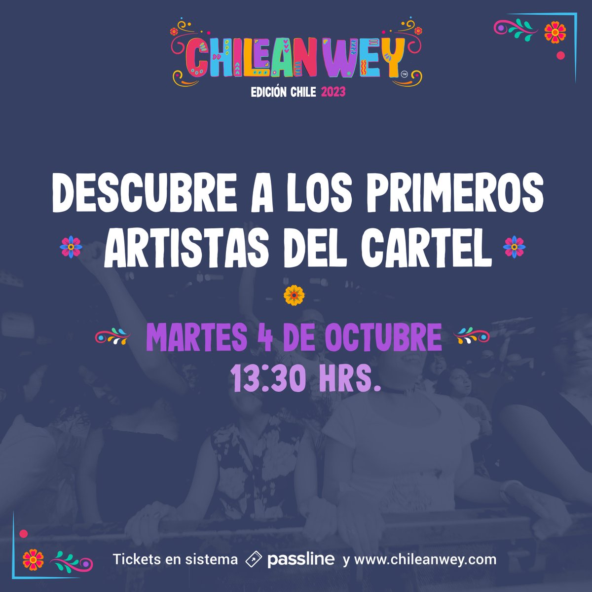 😎 Amigos y amigas increíbles novedades para este 2023. Atentos a los anuncios de <a href="/ChileanWeyFest/">Festival CHILEAN WEY</a> 🎤 🎺 📯 🎻 🪕 👩‍🎤