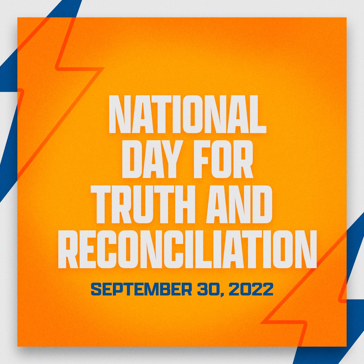 ThunderJrTier1's tweet photo. Today we honour the children who never returned home and Survivors of residential schools, as well as their families and communities. Public commemoration of the tragic and painful history and ongoing impacts of residential schools is an important step of reconciliation. https://t.co/GArQro78F5