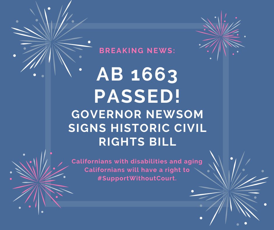 CCLN5Ps's tweet photo. 。　☆ 。　     ☆。　      ☆       。
☆。　＼　　  ｜　　    ／。　☆
  THANK YOU @GavinNewsom !!
#SupportWithoutCourt #AB1663
  ☆。　／　    ｜　　＼。　☆ 
。　  ☆。 　☆  。　　☆。     。 https://t.co/HFlMv0IYia