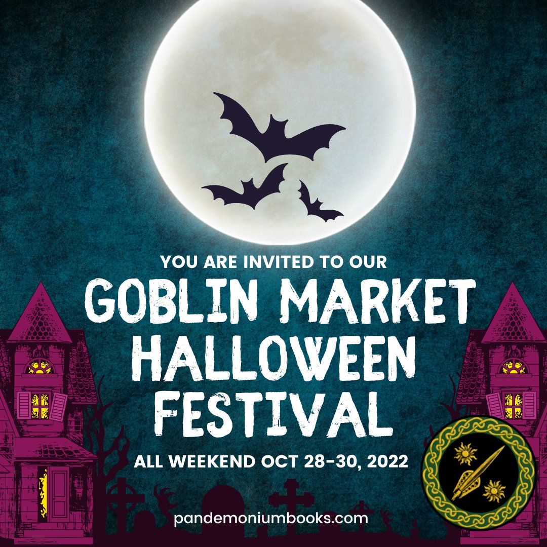 pandygamesma's tweet photo. Join us all weekend Oct 28-30 at Pandemonium for, Spooky Themed FNM, Author Signings, an Indoor Artisan Market, Spooky D&D and more!
MORE INFORMATION: https://t.co/qNVXsS7OPe
#CambridgeMA #BostonHalloween #BostonEvents #PandeHalloween #PandeEvents https://t.co/4OnnCRVJs4