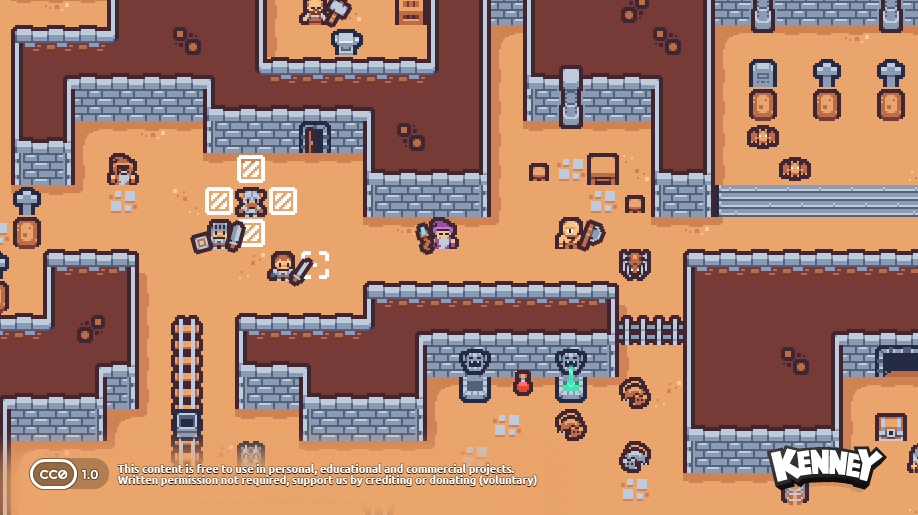 PGLTrap's tweet photo. Planning and Creating a Games With these Assets  @KenneyNL  #Web3 #Game #2dgame #nfts https://t.co/c1yWn7X89F