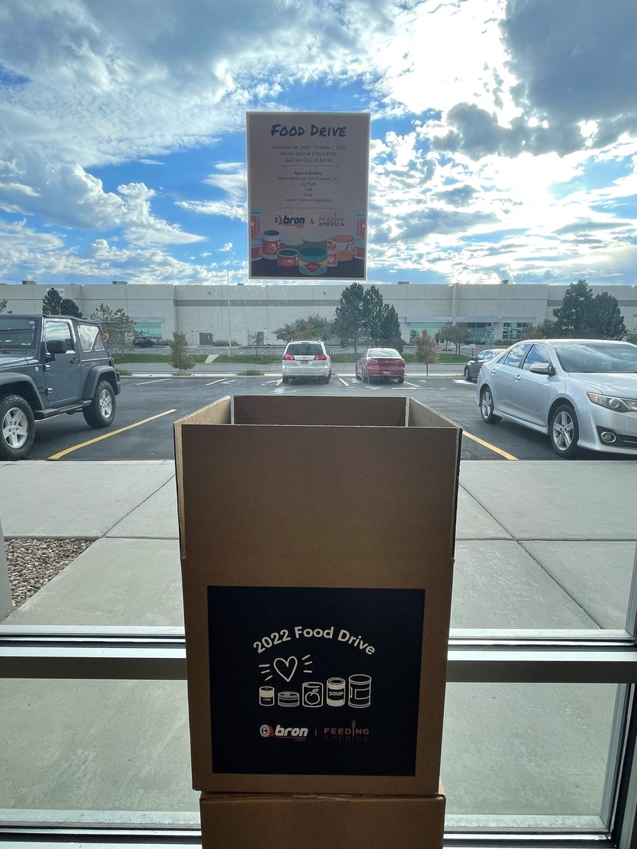 BronTapes's tweet photo. Our Southern CA and Utah Branches are taking action to #EndHunger with @FeedingSanDiego and @utahfoodbank ❤️🥫 #OneBron https://t.co/drMptmbsw5