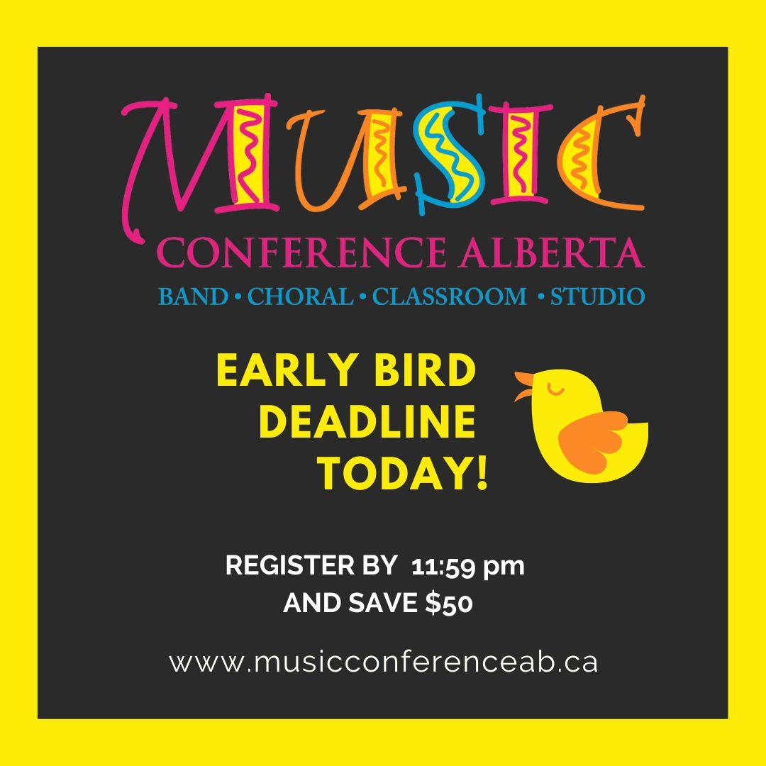 Only 10 hours left to save on your #mca22 registration! The Early Bird Deadline is TODAY at 11:59pm!

Don't miss the opportunity to see interest sessions from over 30 presenters, concerts, a reception, and a Marketplace with over 25 vendors at a discounted rate!

Head to our webs