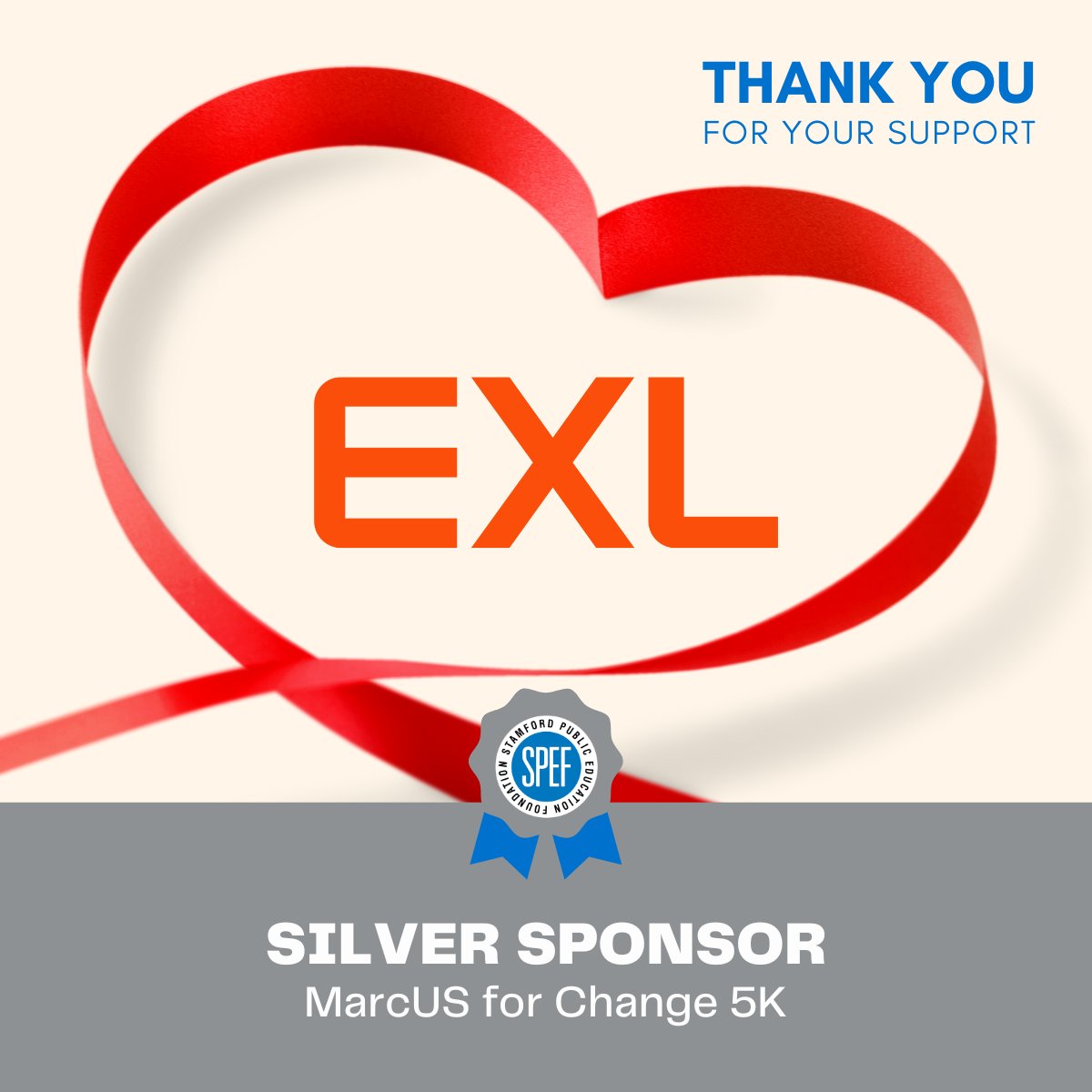 SPEFct's tweet photo. Thank you, @exl_service for supporting SPEF's MarcUS for Change 5K! 💙
Learn more about MarcUS for Change 5K here: https://t.co/Xt8wGScZfm
#SPEF #SPEF5K #EducateAndEmpower https://t.co/KgUzdUXx9L