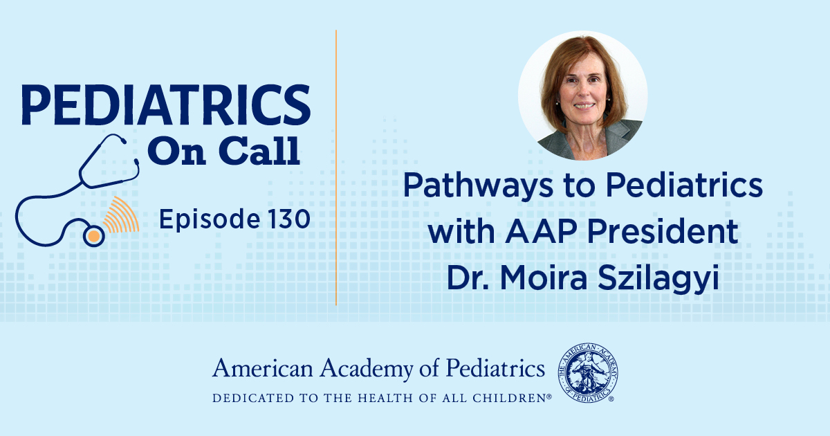 #ICYMI listen to a special episode of the pod featuring AAP President Dr. Moira Szilagyi and how her early life experiences shaped her career: aap.org/en/pages/podca…