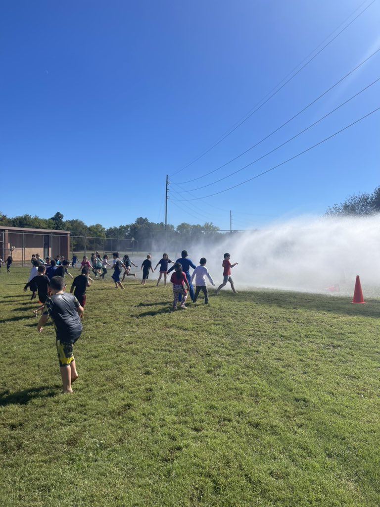 Water day for excellent behavior, academics and attendance was a success at Mitchell Neilson, today!🚒  Don’t forget next week is fall break! See you on October 10th!