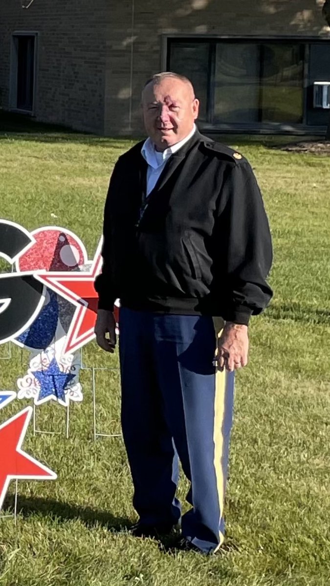 marmionacademy's tweet photo. Special thank you to Major Emerson for your 22 years of work and service at Marmion Academy! Today marks his last day of work. Words can’t describe how much you mean to this community! #CADETPRIDE https://t.co/ouwSHwRMp8