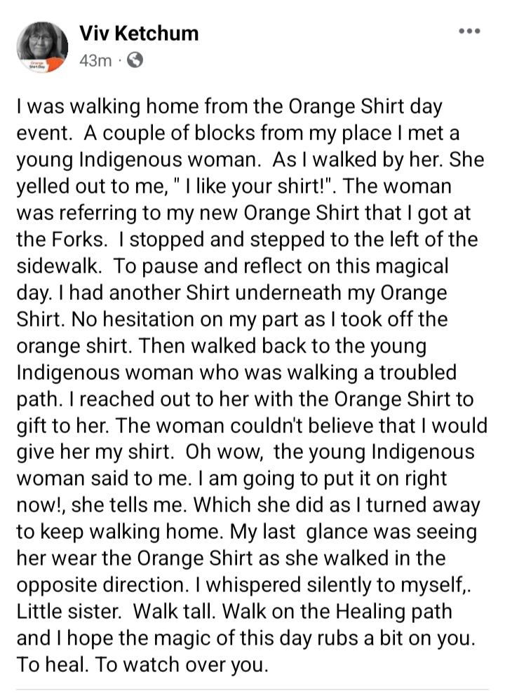 #OrangeShirtDay