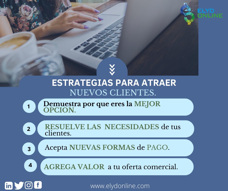 ElydOnline's tweet photo. ¿Sabes cómo atraer nuevos clientes?
#pasareladepagos #pagosenlinea #exito #beneficios #pagosonline #conocenos #ecommerce #ventasonline #negocios #crecimiento#nuevosclientes #pagosfacilesyseguros #aumentatusventas https://t.co/k8COAktScs