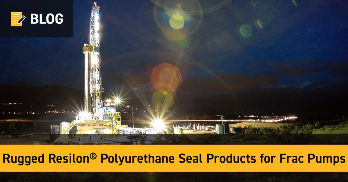 ParkerSealing's tweet photo. To last for all the stages in a frac job, frac pump #Sealing components need to be tough. Read how the properties of Parker's Resilonยฎ polyurethane material deliver long wearing seal life. https://t.co/soZhYWwMVB #OilAndGas #WellCompletion #HydraulicFracturing #Fracking https://t.co/atfVFNpmwu