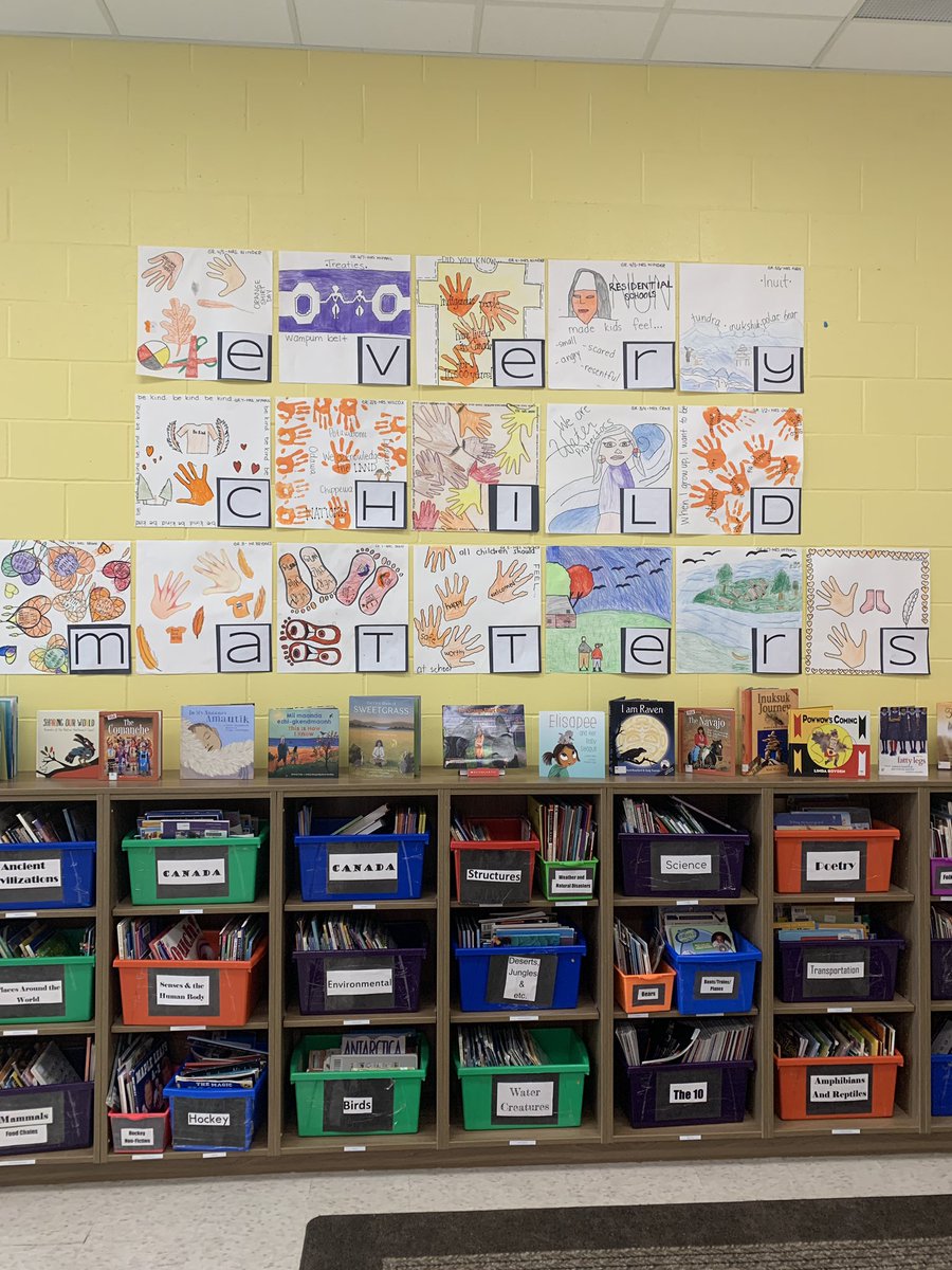 Shoutout to the Plympton-Wyoming Wildcats for their school-wide collaboration on this piece #EveryChildMatters #LKDSB