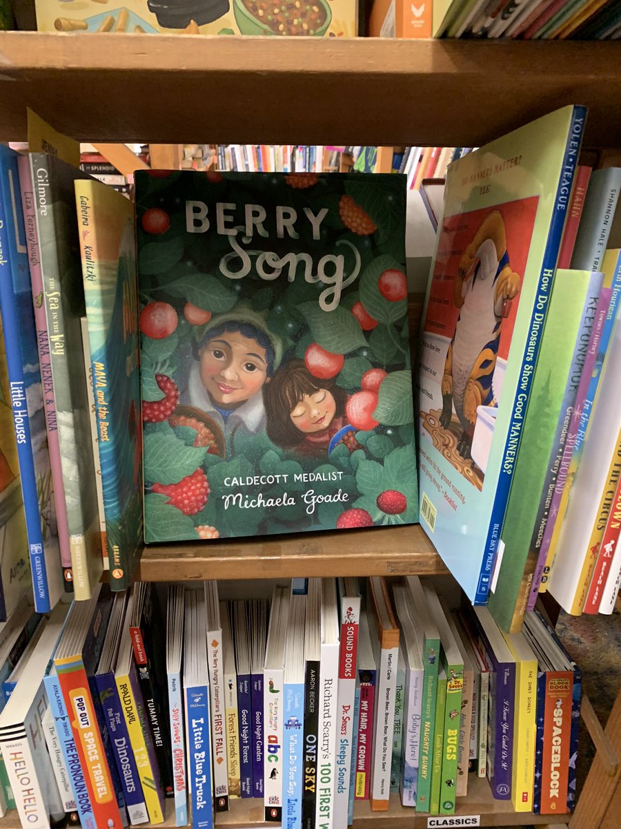 WriterAPage's tweet image. I spy some beautiful books. 📚🏔💕Thanks for supporting Native authors and illustrators Waucoma Bookstore!❤️🤍💛🖤@MichaelaGoade @ByChristineDay @CynLeitichSmith @waucomabooks #NativeTwitter #nativekidlit #nativeauthors