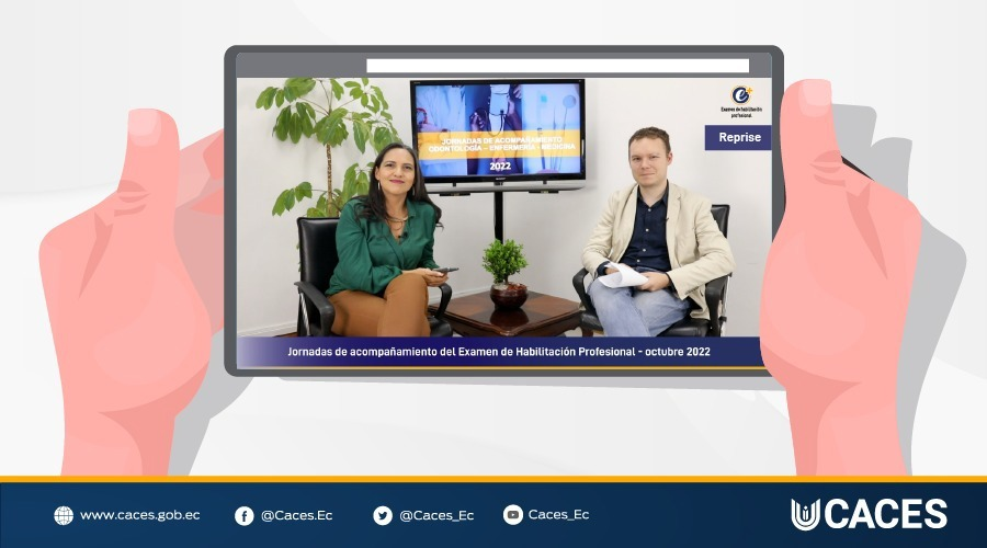 Caces_Ec's tweet photo. 🎥Mira el reprise de las Jornadas de Acompañamiento del Examen de #HabilitaciónProfesional para la convocatoria de octubre 2022.

Da clic aquí para el video:  https://t.co/RTm10kxhqN
Da clic aquí para registrar tu asistencia: https://t.co/cBqm25wglh https://t.co/dRbEmehiig