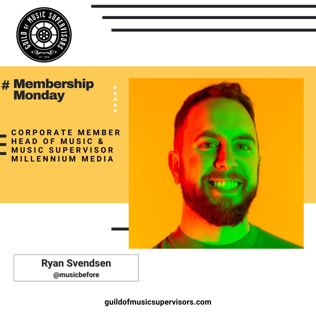 guildofmusic's tweet photo. 2/2

Interested in learning how a new generation of music supervisors and sync licensing executives are breaking in and staying above water? 

Come to the “Next Generation Takeover" panel tomorrow at #GMSCon that #GMSMembershipFeature Ryan Svendsen @MusicBefore will be on! https://t.co/UDv1A9wUQ7