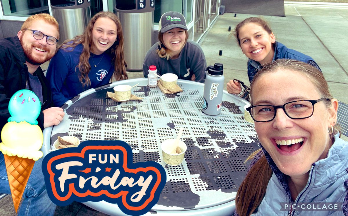 jmcartdvm's tweet image. We took lab meeting to the @cornelldairy to celebrate a paper accepted @jdairyscience. Great job #ClairaSeely! 🐮 🍦 🎉 #sciencer