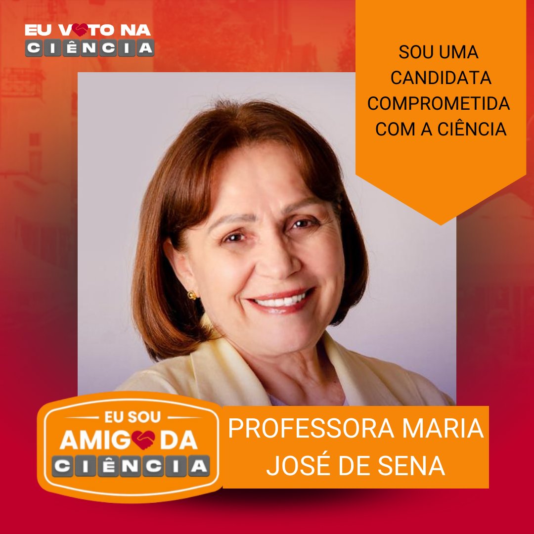 ConhecimentoObs's tweet image. 📌Você é de Pernambuco? Tome nota:
▪️Professora Maria José de Sena @ProfaMariaPE 
▪️Concorre para: Deputada Federal
▪️Número- 4001
▪️Partido- PSB