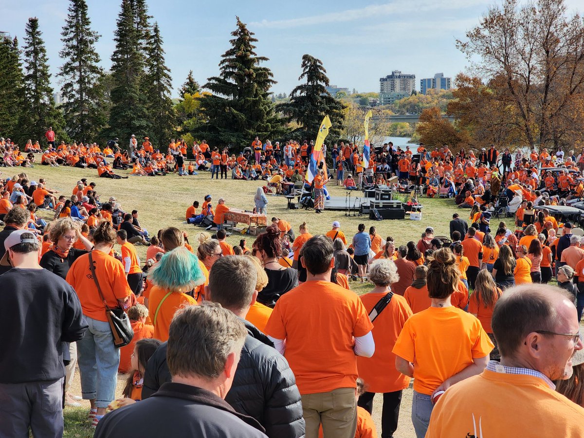 Very thankful to be able to take part in the Rock Your Roots Walk on the National Day for Truth and Reconciliation.

Seeing this huge crowd reminded me  that, while this day is important, what happens tomorrow and everyday is essential to lasting change.