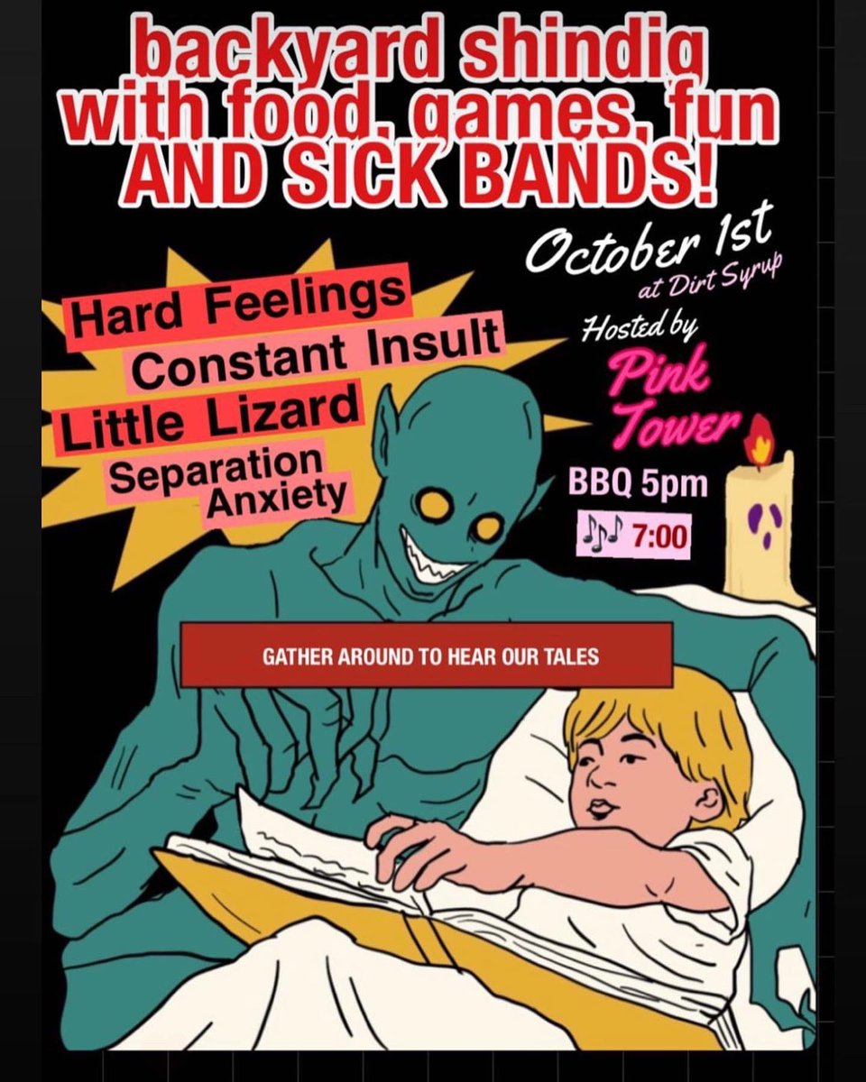 lillizardband's tweet photo. DIRT SYRUP backyard bash. Slither into our DMs for the deets. A good time is headed your way if you do! 

You know we like a backyard BBQ especially with you💚🦎🦎💚 https://t.co/Ru7HFeiqDI