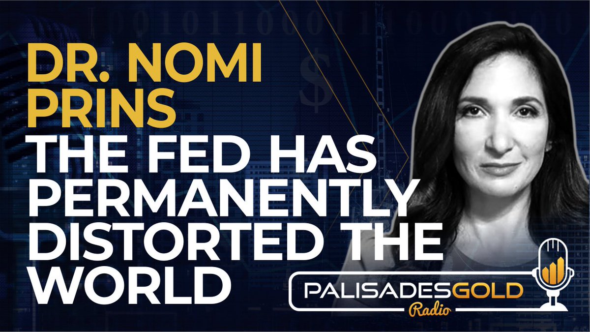 PalisadesRadio's tweet photo. Dr. Nomi Prins: The Fed has Permanently Distorted the World
https://t.co/77943z4jjU
@nomiprins #UnitedStates #China #Brazil #Economy #Debt #Fed #CentralBanking #Banks #Collusion #Fiat #Rates #Unemployment #ArtificialMarkets #Inflation #EnergyCrisis https://t.co/xiQ04QsrZf