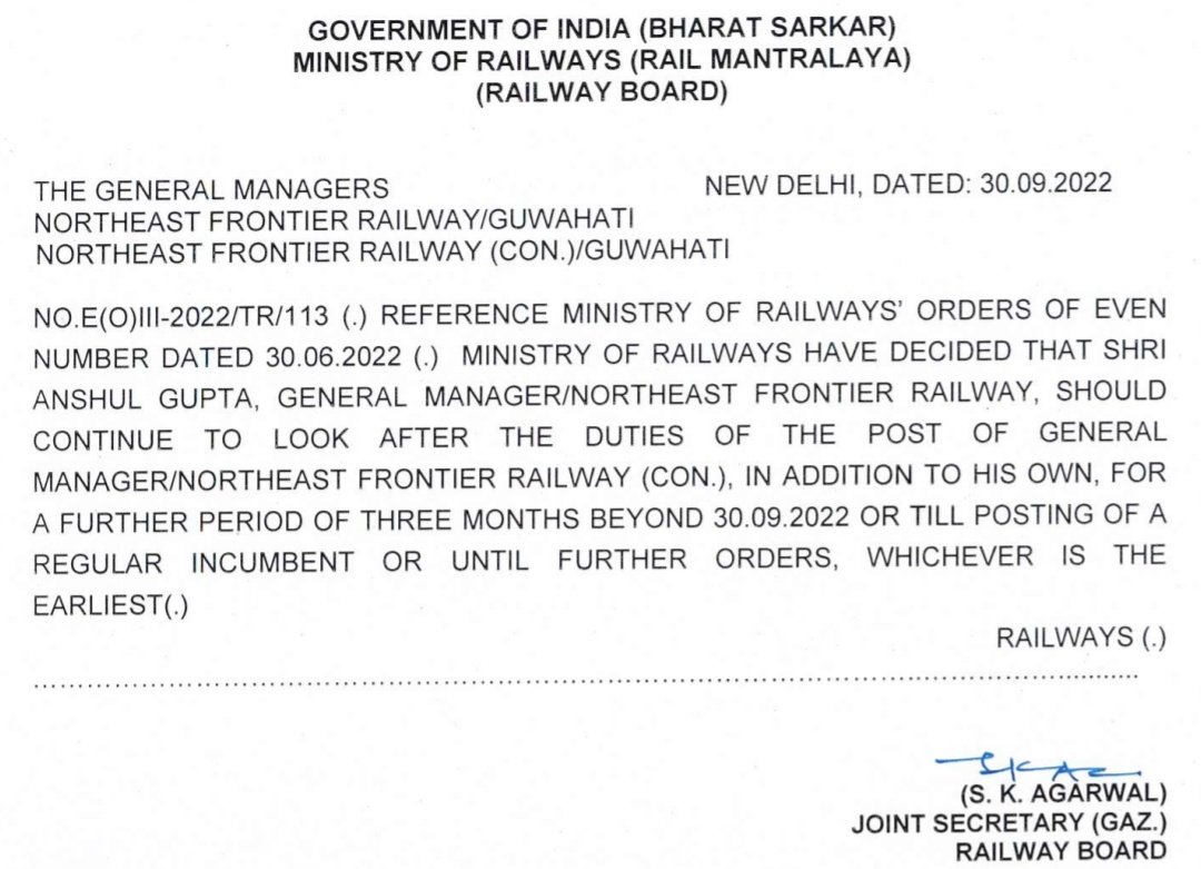 Railwhispers's tweet photo. #RKMangla, #IRSME, AM/PU should be detailed to look after the duties of the post of #MemberInfra, RlyBd in addition to his own.
एडहॉक पर एडहॉक,आखिर कब तक चलेगा यह #AdhocSystem?
क्या प्रबंधन में मंत्री @AshwiniVaishnaw को फेल माना जाए, या पूरे रेल प्रशासन @RailMinIndia को?
@IR_CRB https://t.co/ocG6xKin2F