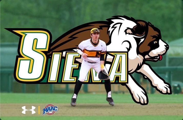 I’m excited to announce my commitment to play division 1 baseball at Siena College!! Go Saints🐶 @DiamondPro3 @AthleticsMcQ @McQuaidBaseball