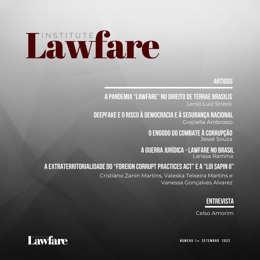 LawfareI's tweet photo. O Lawfare Institute tem o prazer de anunciar a publicação da 1ª edição de sua revista. Guiada pelos objetivos do instituto, apresentamos textos multidisciplinares,  concretizando nossa missão de democratizar o conhecimento acerca do lawfare.
Link: https://t.co/7Lojj0pcBc https://t.co/ET7fhvQhLI