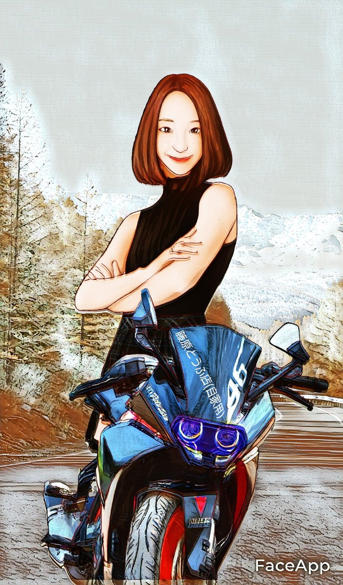 coffeeset5's tweet photo. おはよん🤗
バイクとカコジョのコラボも良いね💕
#カコジョ #加工女子
#藤原とうふ店自家用を探せ
#InstaSquare #Picsart
#SNOW #イニシャルD
#Mavie_メヴィ https://t.co/QTGnsvPEPj
