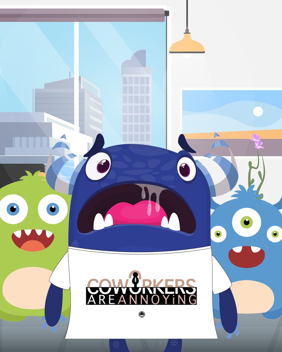 MyMoodTee's tweet photo. Everybody has one or two, or maybe even many at work and the day can't go by any quicker. It's Friday!
Let your inner monster out. https://t.co/WdJCrkM43T
#coworking #coworkersandfriends #mymoodtee #coworkersbelike #coworkinglife #coworkingspace #coworkingplace #coworkingoffice https://t.co/V8bfvvifiw