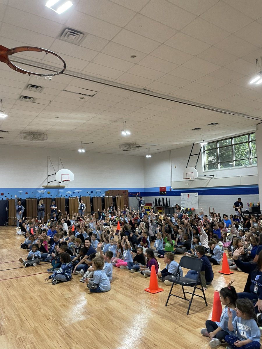 Mike_Ell96's tweet photo. Our mascot reveal @HadfieldHuskies today!  Welcome  Hedgehogs!  #kidsvote https://t.co/y8XmhL387N