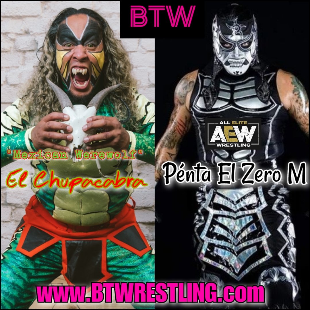 TONIGHT!

"Mexican Werewolf" #ElChupacabra vs <a href="/AEW/">All Elite Wrestling</a>'s Pénta El Zero M 

Taking place in Newark, CA for <a href="/BTWrestlingCA/">Kirk White's Big Time Wrestling</a>'s 26th Anniversary show

This #Goatsucker is ready WAR!

#BTW #BigTimeWrestling #AEW #HOODSLAM #WWE #NJPW #ROH #NXT #INDIEWRESTLING #THISISREAL
