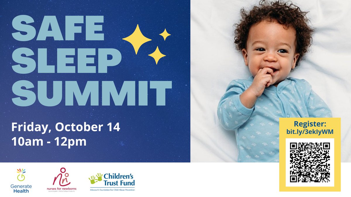 We are looking forward to this year's Safe Sleep Summit on 10/14, where one of our amazing NICU Family Partners, Mia Malcolm, will be the keynote speaker!