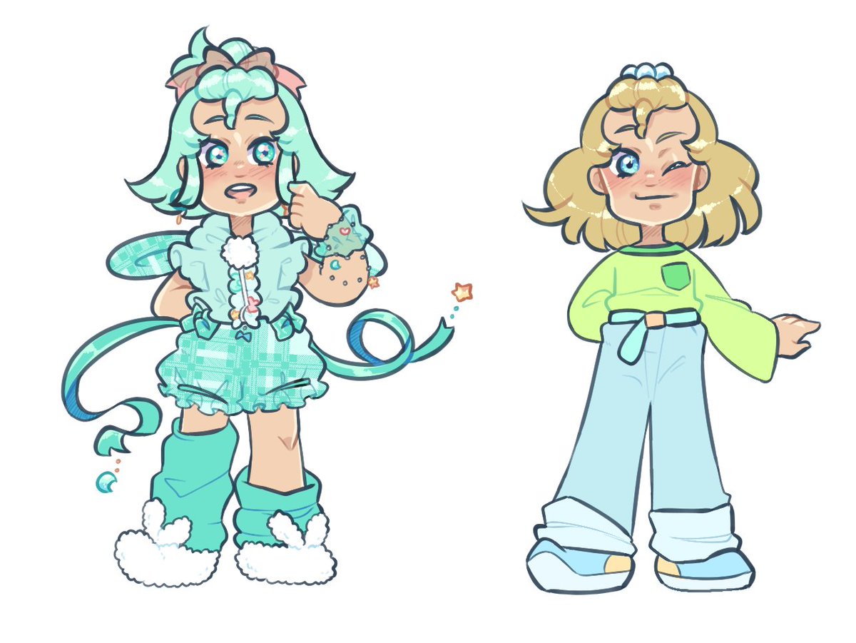 cutestpigeon's tweet image. re-visited an original magical girl project I hope to actually develop some more this time haha