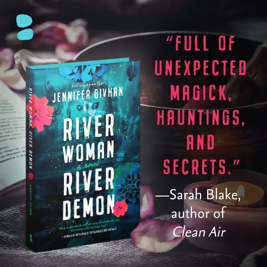 BlackstoneAudio's tweet photo. Presenting an exquisitely written #psychologicalthriller that #CleanAir author #SarahBlake calls "Full of unexpected magick”, #RIVERWOMANRIVERDEMON by award-winning Mexican-American and Indigenous author @GivhanJenn launches on OCTOBER 4!✨

📘 https://t.co/GWFdFBf9HS https://t.co/Xg4C1pWcwa
