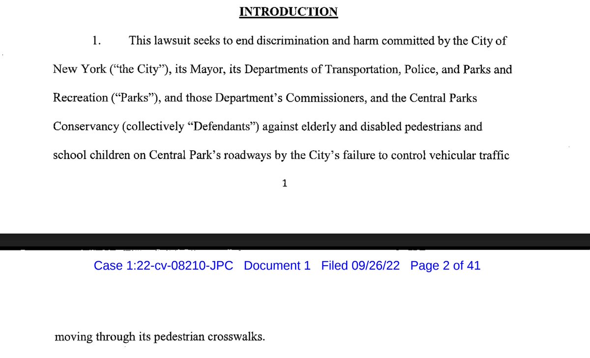 infopobn's tweet photo. Have you been scratching your head re @NYC_DOT &amp; @ydanis under the thumb of Lobbying group cult TransAlt? Some news: they're now being SUED in a lawsuit against the city on behalf of besieged-disabled-&amp; pissed off pedestrians-run over by bikers! 
https://t.co/Jhm8x8wjBn https://t.co/RDORiHHi8E